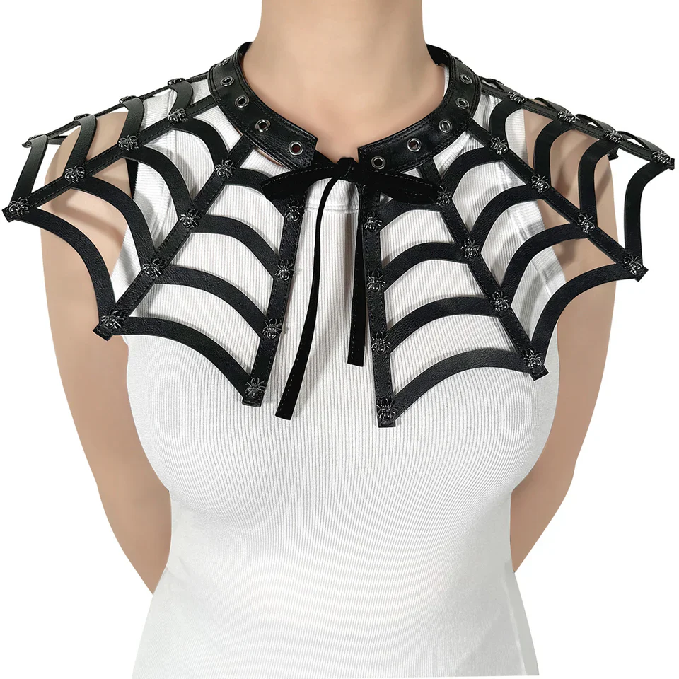 SPIDERWEB CUT-OUT COLLAR