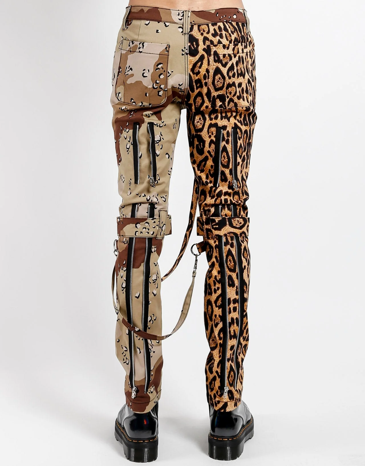 SPLIT LEG BONDAGE PANT LEOPARD AND SAND CAMO - Image 8