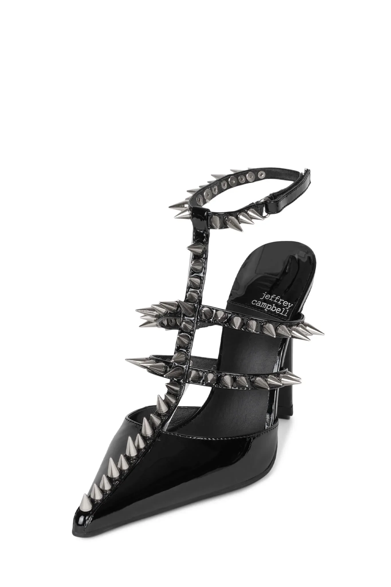 STEP BACK BLACK PATENT/SILVER