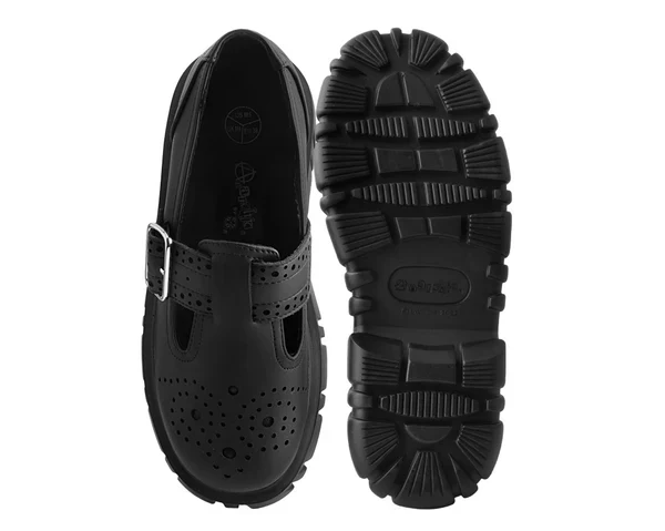 T BAR BROGUE SHOE BLACK - Image 3