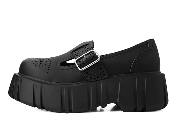 T BAR BROGUE SHOE BLACK - Image 4