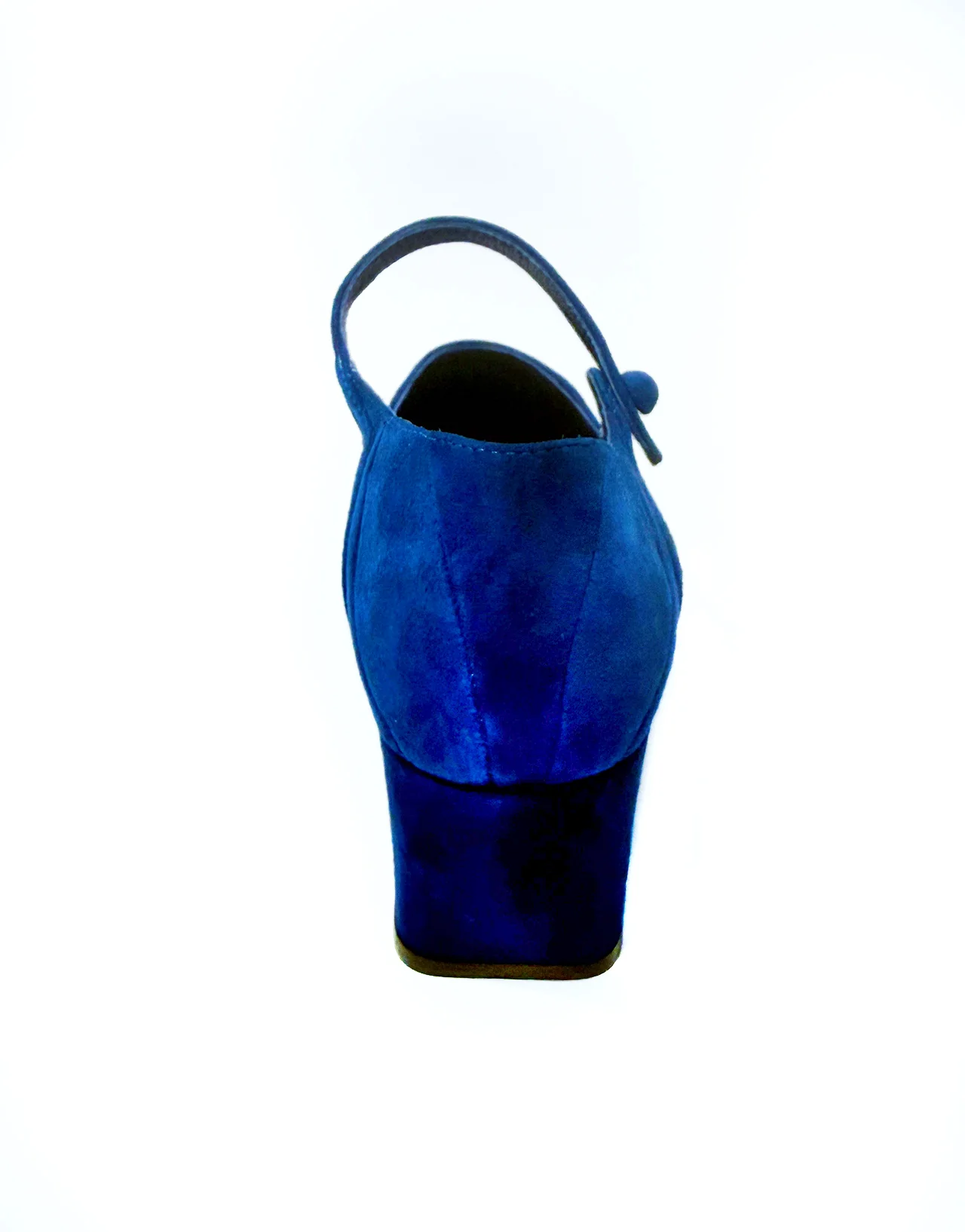 THE GROOVE BLUE SUEDE MARY JANE HEELS - Image 3