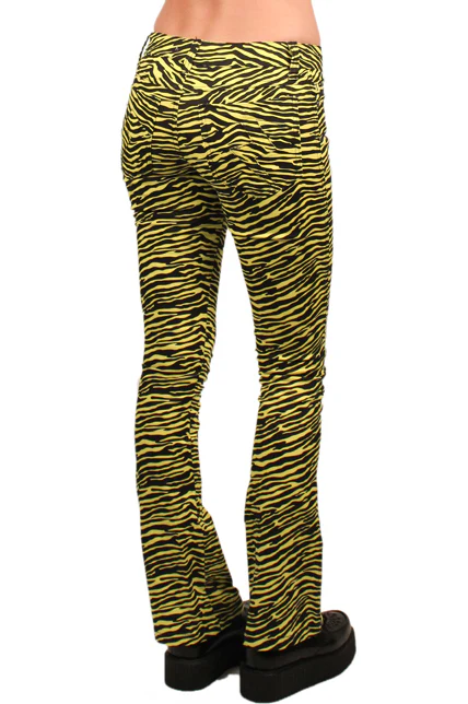 Bootcut Jeans Tiger Print - Image 3