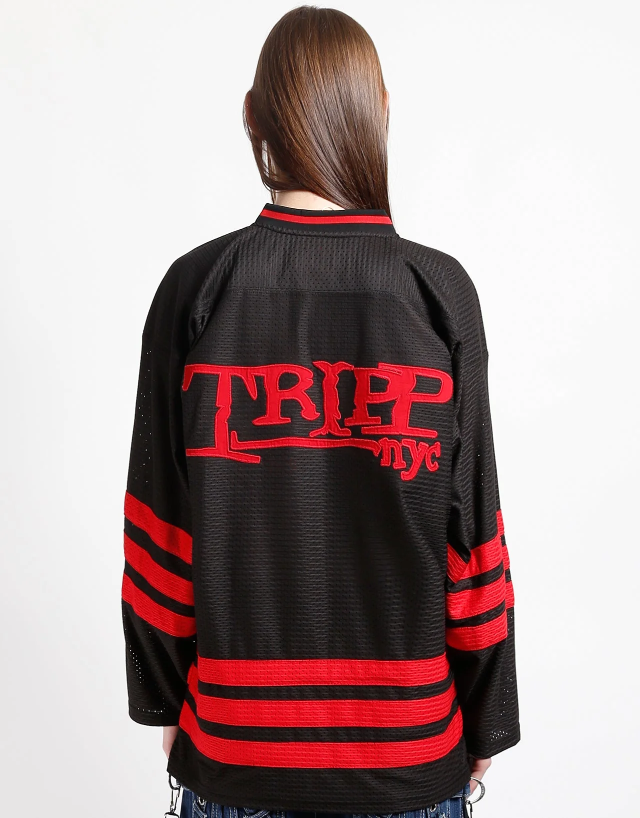 TRIPP NYC LOGO JERSEY RED - Image 4