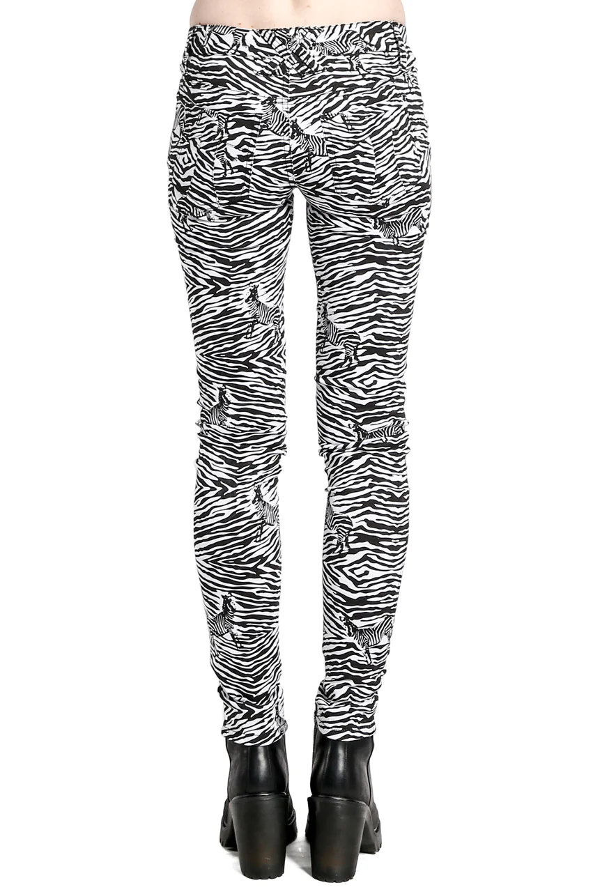 Safari Jeans Zebra Print - Image 3