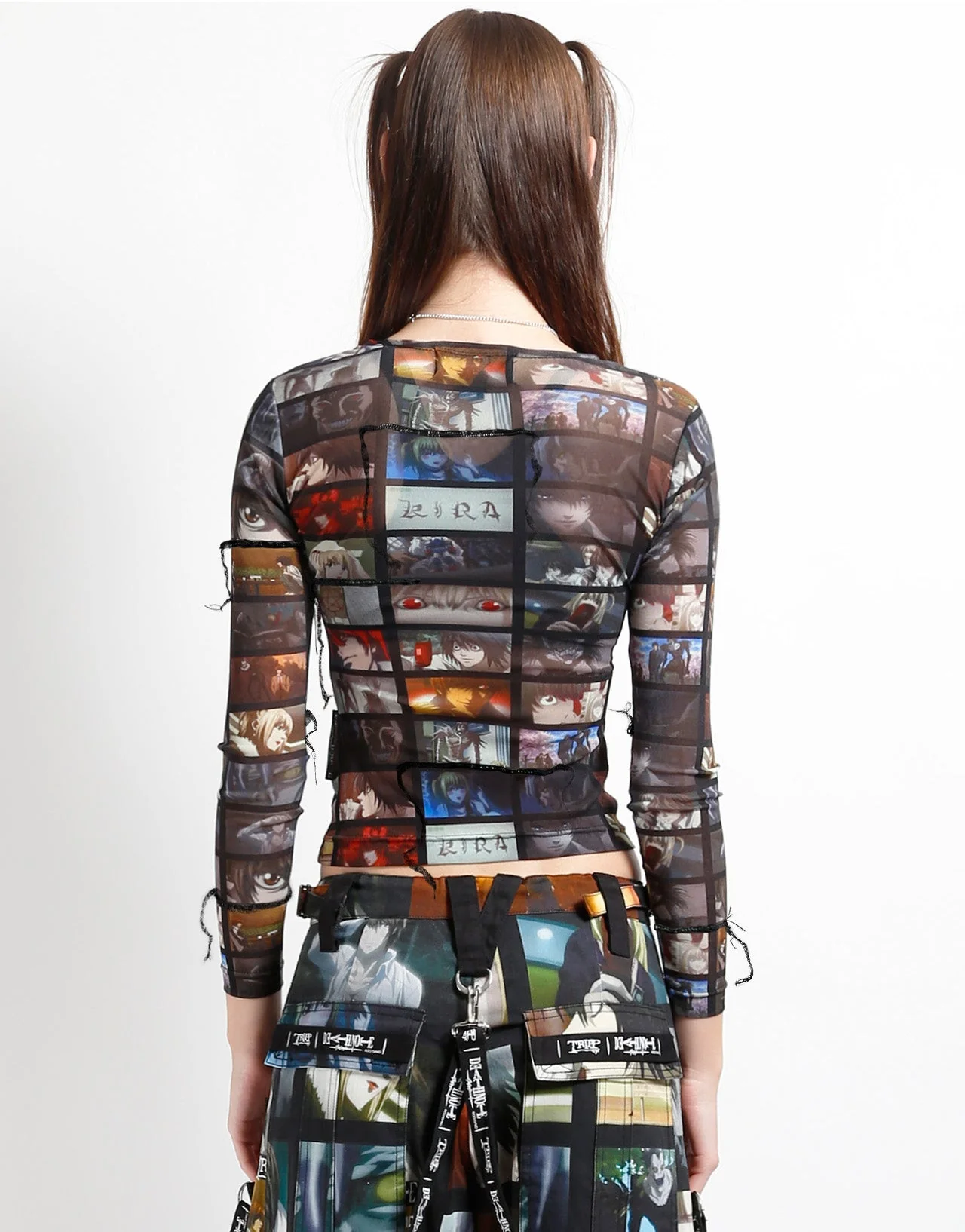 TRIPP NYC X DEATH NOTE SCREEN L/S MESH TOP - Image 4