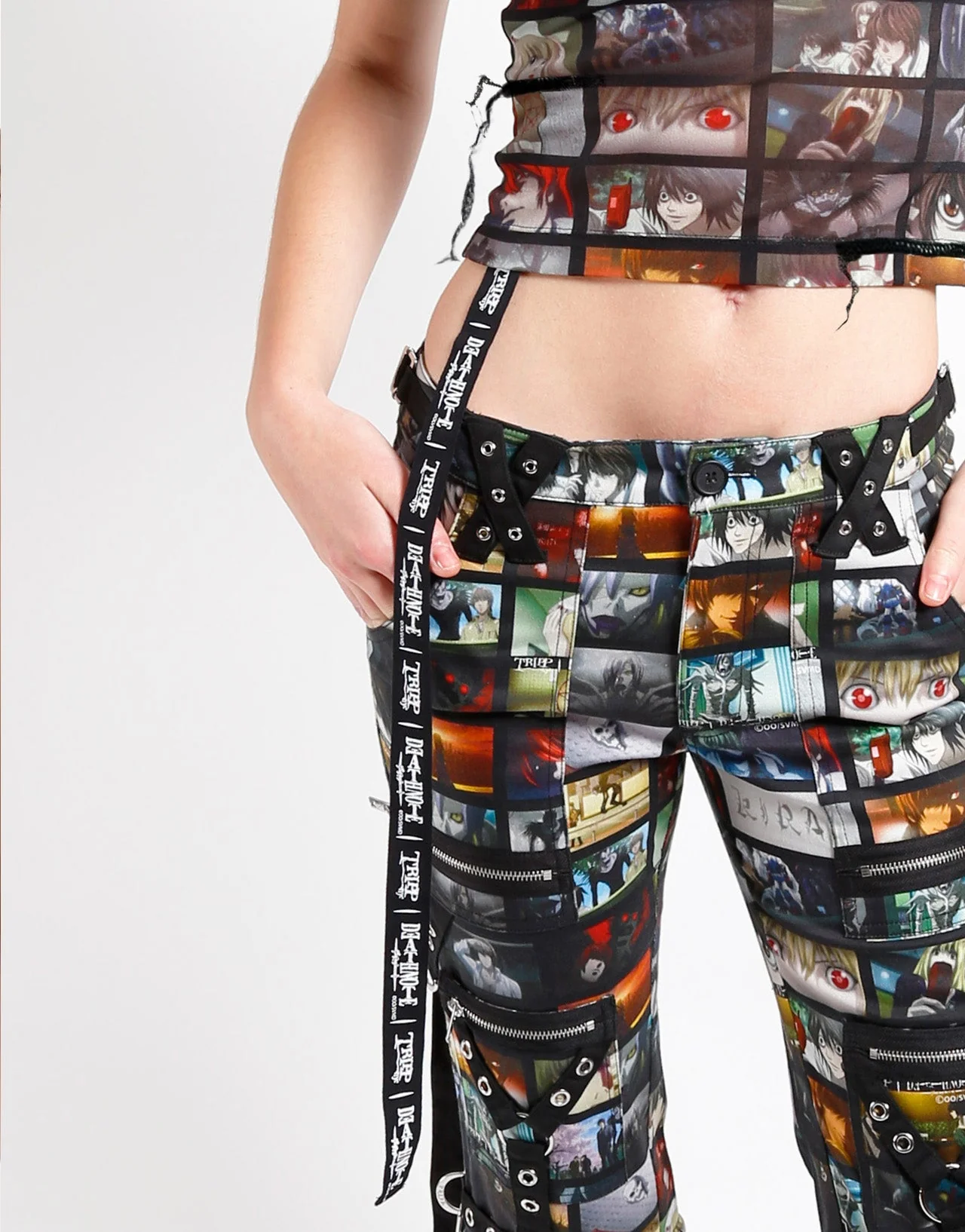 TRIPP NYC X DEATH NOTE - SCREEN S/L MESH TOP - Image 4