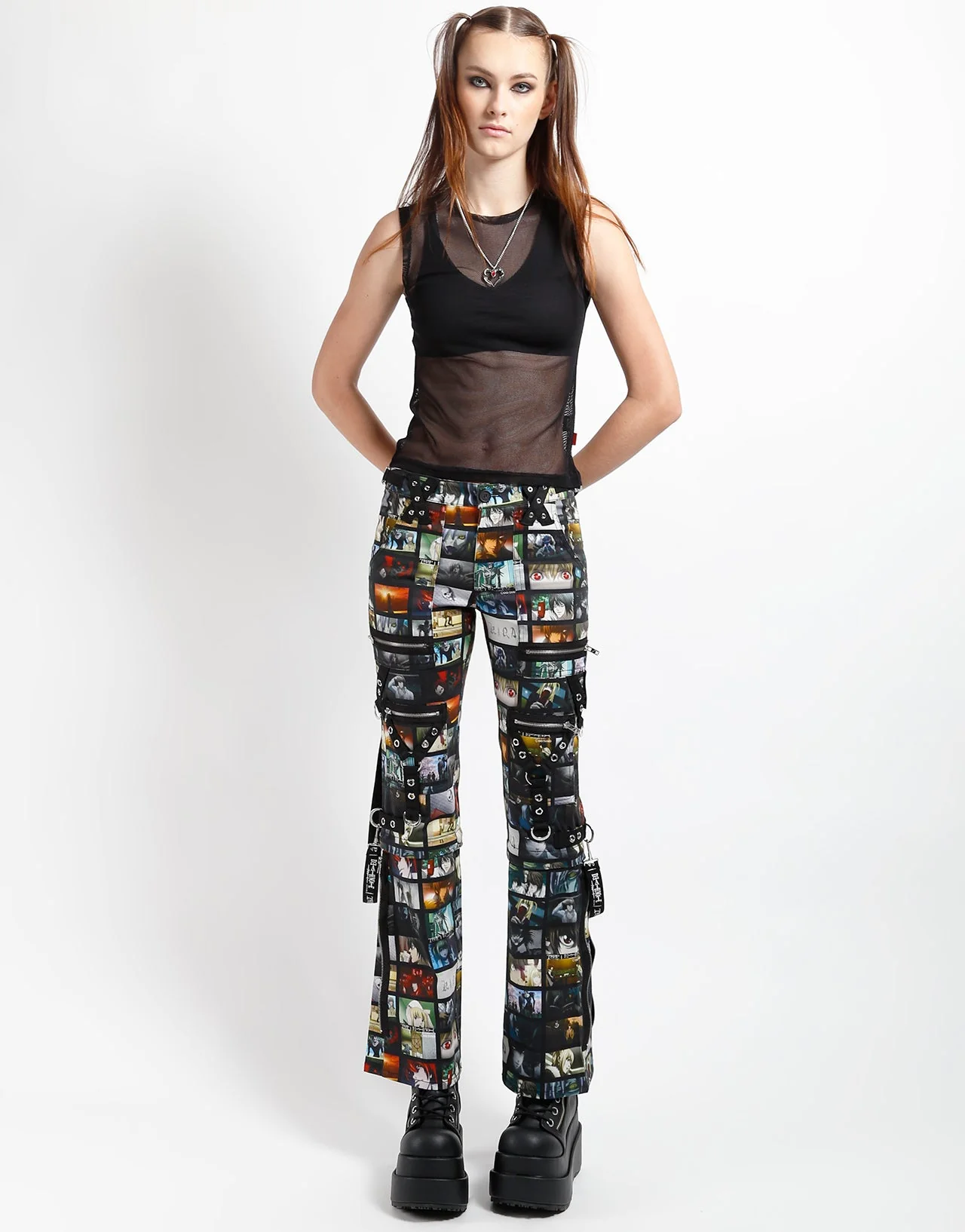 TRIPP NYC X DEATH NOTE - SCREEN ZIP TO ZIP PANTS - Image 2
