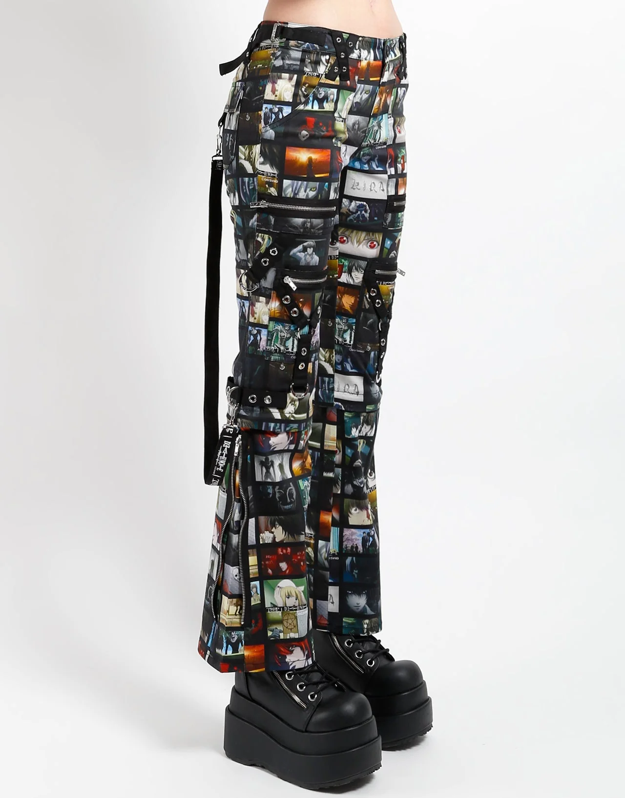 TRIPP NYC X DEATH NOTE - SCREEN ZIP TO ZIP PANTS - Image 3