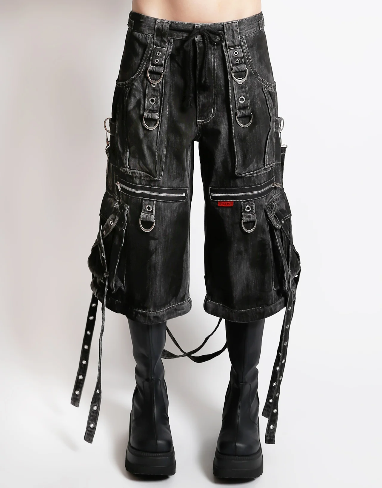 X-STRAP PANT BLACK INK WASH DENIM - Image 9