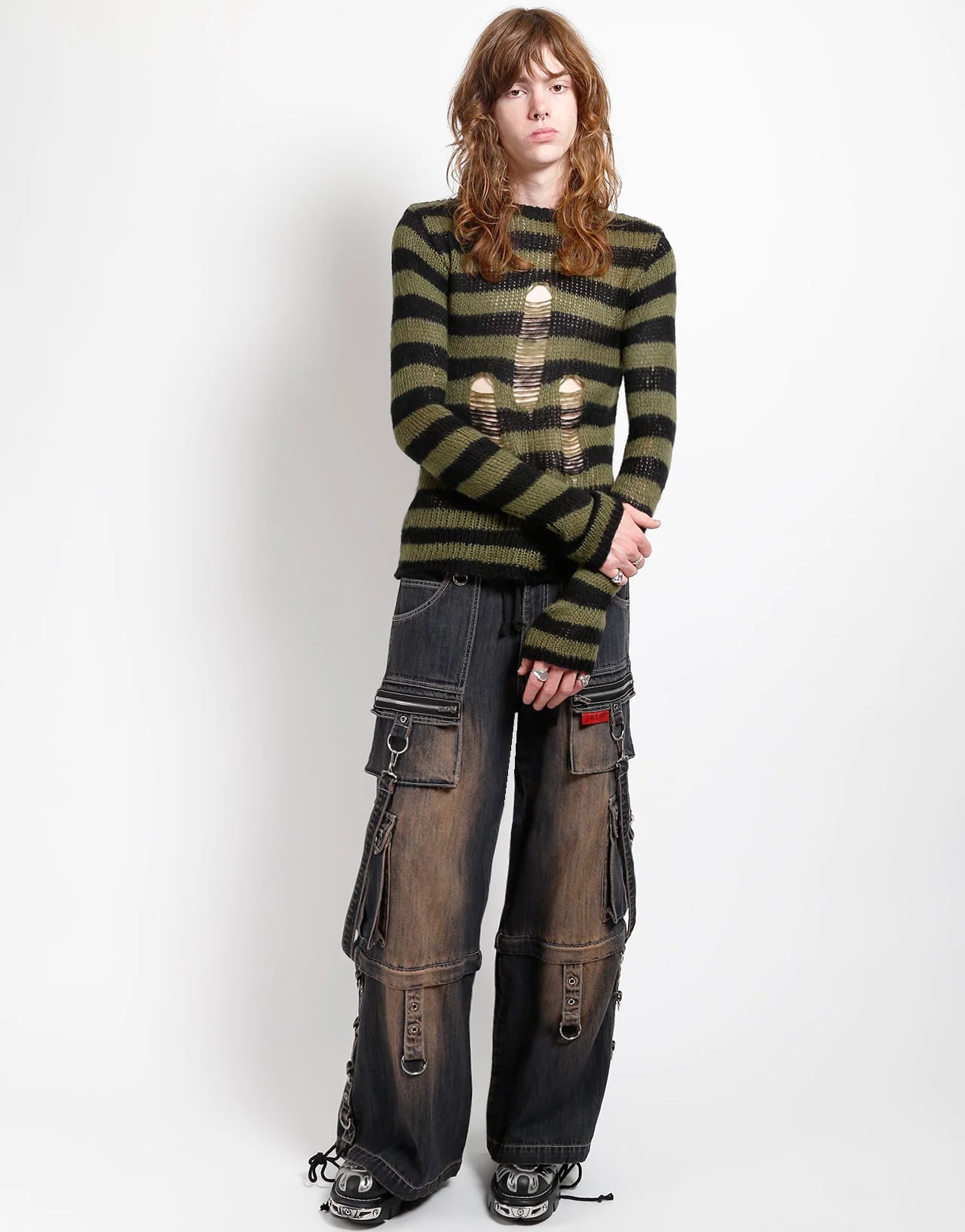 ZIP LOCK PANT DIRTY WASH BLUE DENIM - Image 2