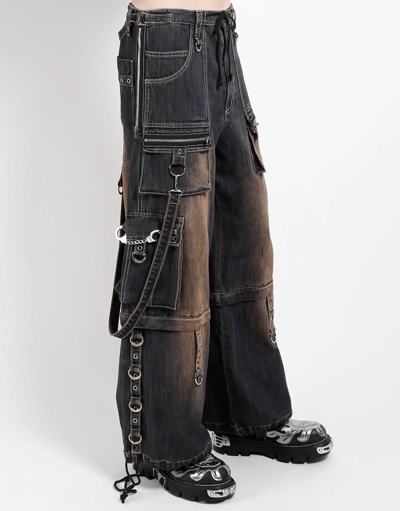 ZIP LOCK PANT DIRTY WASH BLUE DENIM - Image 3