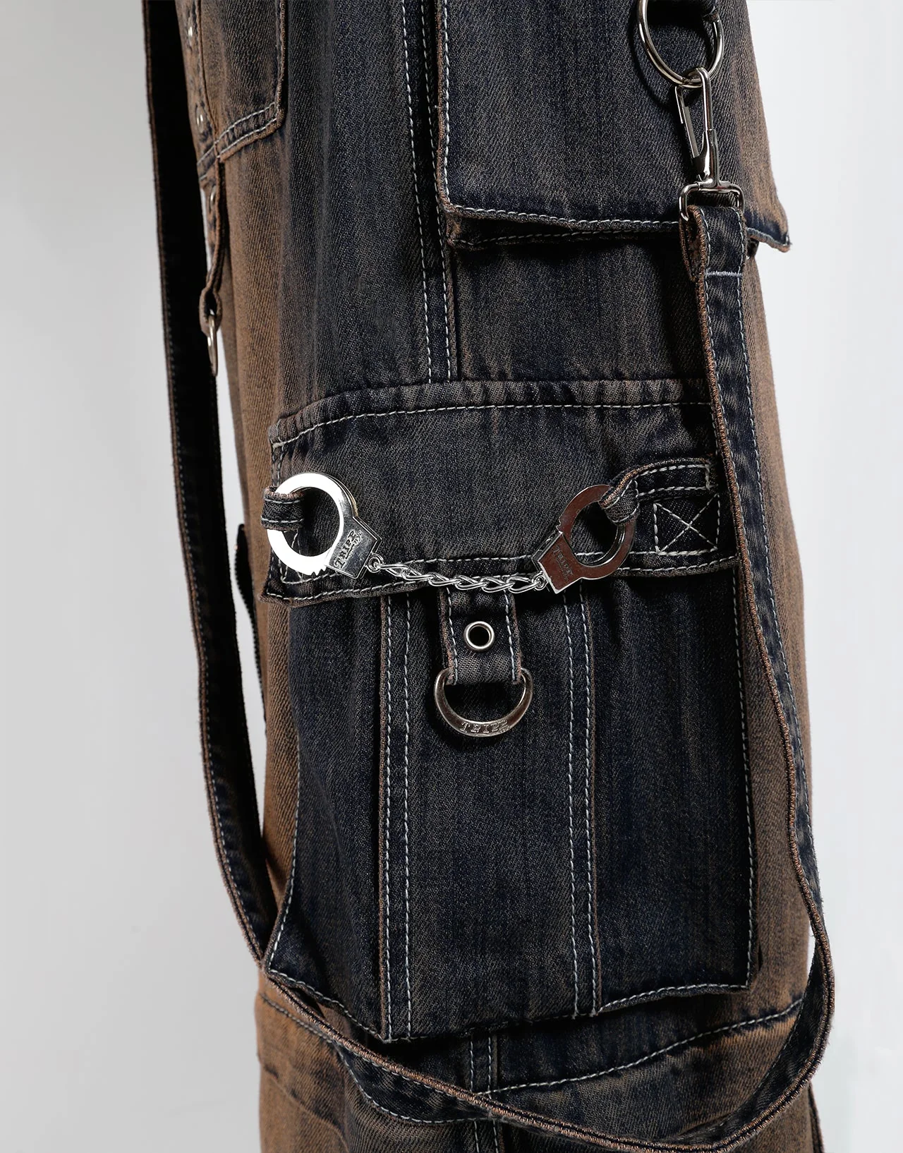 ZIP LOCK PANT DIRTY WASH BLUE DENIM - Image 7