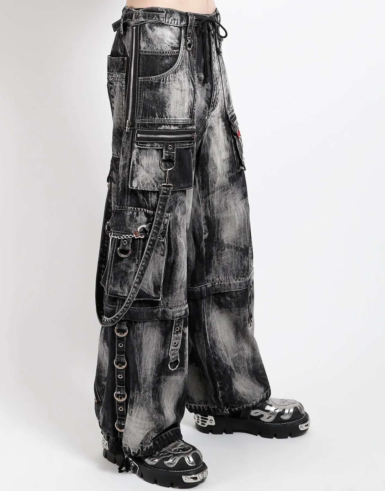 ZIP LOCK PANT STORM WASH BLACK DENIM - Image 3